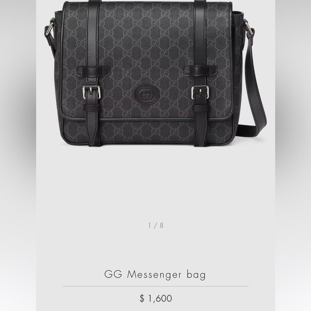 Gucci men's messenger bag